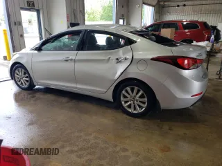 2014 Hyundai Elantra SE z VIN KMHDH4AE5EU164707, wystawiony jako Copart lot #57222345 z przebiegiem Nie podano mil oraz Szkoda całkowita • Salvage title. Historia ofert i sprzedaży dostępna na DreamBid. Obrazek 2.