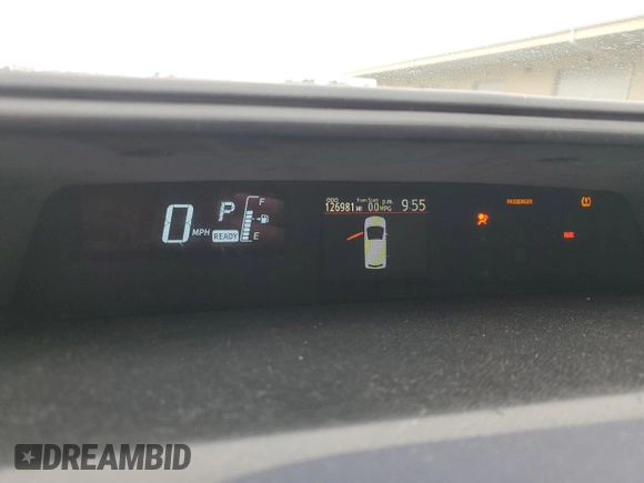 2016 Toyota Prius One with VIN JTDKDTB31G1123008, listed as a Copart auction lot 52892155 with 126,981 mi miles and Clean Title. Bid and sale history available at carsss.com. Image 9.