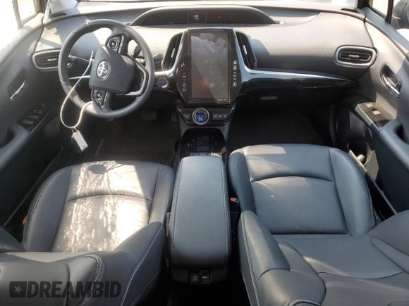 2021 Toyota Prius LE with VIN JTDKAMFP8M3170547, listed as a Copart auction lot 60262615 with 56,156 mi miles and Salvage title. Bid and sale history available at DreamBid. Image 8.