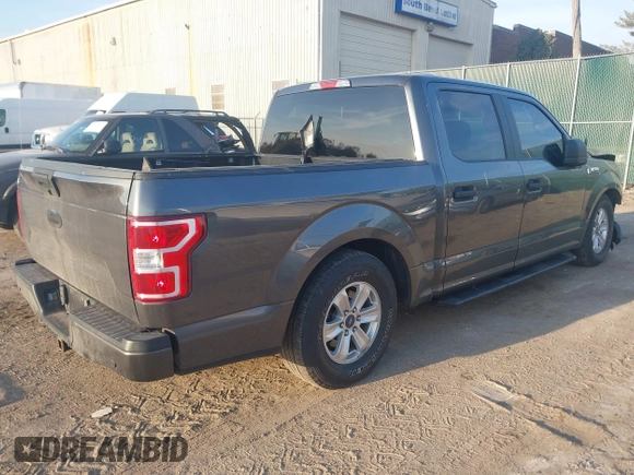 2018 Ford F-150 XL with VIN 1FTEW1E53JFD33161, listed as a IAAI auction lot 41796374 with 64,910 mi miles. Bid and sale history available at carsss.com. Image 4.