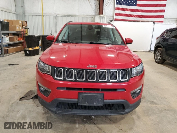 2017 Jeep Compass Latitude с VIN 3C4NJCBB6HT672694, выставлен на аукционе Copart как лот 61753625 с пробегом 62 592 миль миль и На запчасти • Non repairable. История ставок и продаж доступна на DreamBid. Изображение 5.
