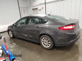 2015 Ford Fusion S with VIN 3FA6P0G77FR250441, listed as a Copart auction lot 50839585 with 117,110 mi miles and Salvage Title. Bid and sale history available at DreamBid. Image 2.
