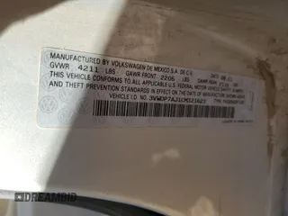 2012 Volkswagen Jetta SE z VIN 3VWDP7AJ1CM321623, wystawiony jako Copart lot #83437314 z przebiegiem 234 496 mil mil oraz Szkoda całkowita • Salvage title. Historia ofert i sprzedaży dostępna na DreamBid. Obrazek 12.