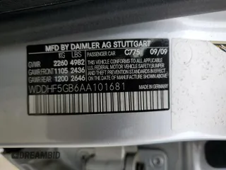 2010 Mercedes-Benz E 350 Luxury with VIN WDDHF5GB6AA101681, listed as a Copart auction lot 57310455 with 141,584 mi miles and Salvage title. Bid and sale history available at DreamBid. Image 12.