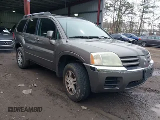 2004 Mitsubishi Endeavor XLS with VIN 4A4MM31S14E020556, listed as a IAAI auction lot 41728756 with 166,051 mi miles. Bid and sale history available at carsss.com. Image 1.