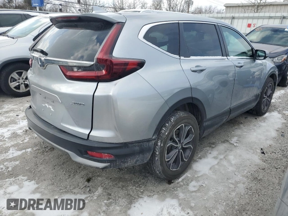 2020 Honda CR-V EX with VIN 5J6RW2H53LL030446, listed as a Copart auction lot 47851915 with 41,545 mi miles and Salvage Title. Bid and sale history available at DreamBid. Image 3.