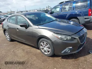 2014 Mazda 3 i Sport with VIN JM1BM1U73E1197354, listed as a IAAI auction lot 41937634 with 140,074 mi miles and . Bid and sale history available at carsss.com. Image 1.