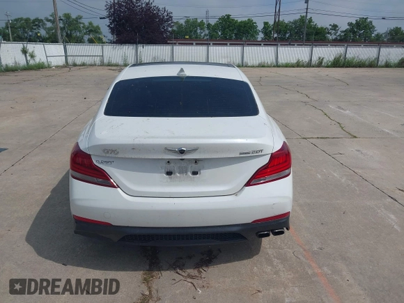2020 Genesis G70 Sport with VIN KMTG24LA5LU057278, listed as a IAAI auction lot 42505352 with 103,347 mi miles and . Bid and sale history available at DreamBid. Image 16.