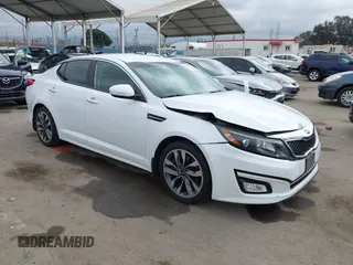 2015 Kia Optima SX with VIN 5XXGR4A70FG490244, listed as a IAAI auction lot 42076958 with 140,820 mi miles and . Bid and sale history available at DreamBid. Image 1.
