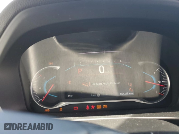 2021 Honda Passport EX-L with VIN 5FNYF8H54MB002017, listed as a Copart auction lot 59850975 with 54,275 mi miles and Salvage title. Bid and sale history available at DreamBid. Image 9.