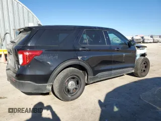 2021 Ford Police Interceptor Utility z VIN 1FM5K8AB5MGA42378, wystawiony jako Copart lot #83515294 z przebiegiem 84 494 mil mil oraz Szkody całkowita. Historia ofert i sprzedaży dostępna na DreamBid. Obrazek 3.