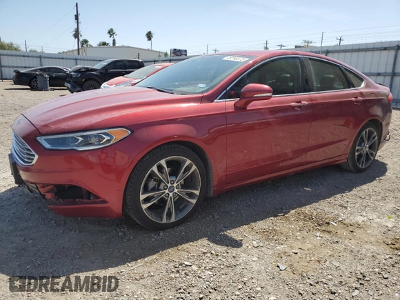 2017 Ford Fusion Titanium with VIN 3FA6P0K92HR140912, listed as a Copart auction lot 49268375 with 131,051 mi miles and Salvage Title. Bid and sale history available at carsss.com. Image 1.