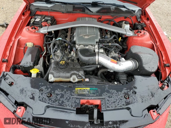 2010 Ford Mustang GT with VIN 1ZVBP8CH1A5141732, listed as a Copart auction lot 57885605 with 92,882 mi miles and Salvage title. Bid and sale history available at DreamBid. Image 11.