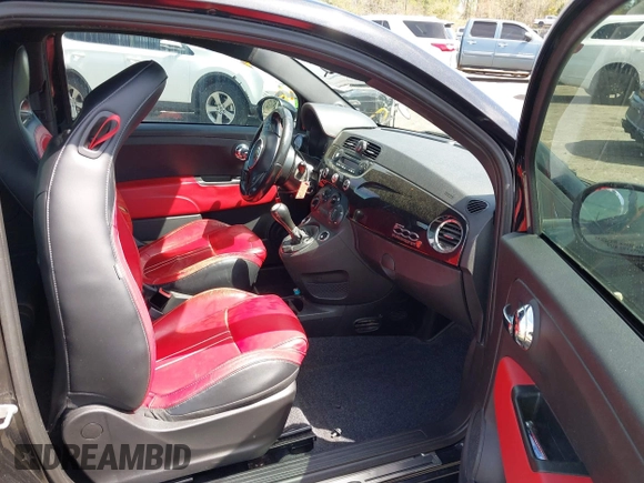 2013 FIAT 500 Abarth with VIN 3C3CFFFH6DT534970, listed as a IAAI auction lot 41806231 with 140,649 mi miles and . Bid and sale history available at DreamBid. Image 5.