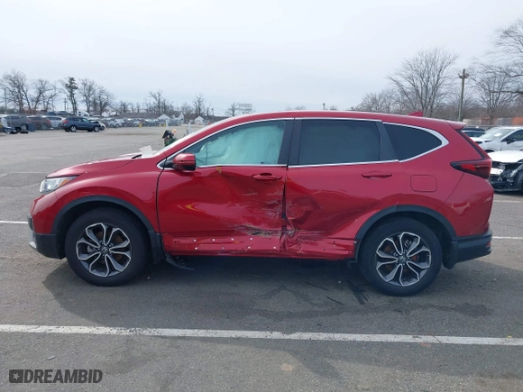 2021 Honda CR-V EX-L with VIN 2HKRW2H87MH659245, listed as a IAAI auction lot 41586789 with 100,279 mi miles. Bid and sale history available at carsss.com. Image 14.