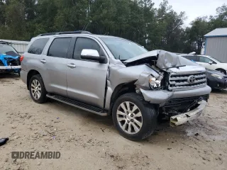 2010 Toyota Sequoia Ltd with VIN 5TDJW5G14AS027716, listed as a Copart auction lot 46071355 with 301,800 mi miles and Salvage Title. Bid and sale history available at carsss.com. Image 4.
