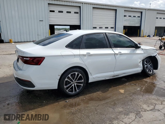 2024 Volkswagen Jetta Sport with VIN 3VWAM7BU7RM093673, listed as a Copart auction lot 56571065 with 2,948 mi miles and Salvage title. Bid and sale history available at DreamBid. Image 3.