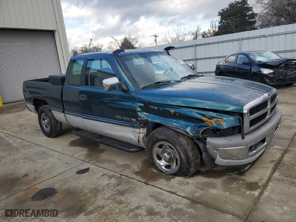 1996 Dodge Ram 1500 with VIN 3B7HC13YXTG197440, listed as a Copart auction lot 46131835 with 224,246 mi miles and Salvage Title. Bid and sale history available at carsss.com. Image 4.