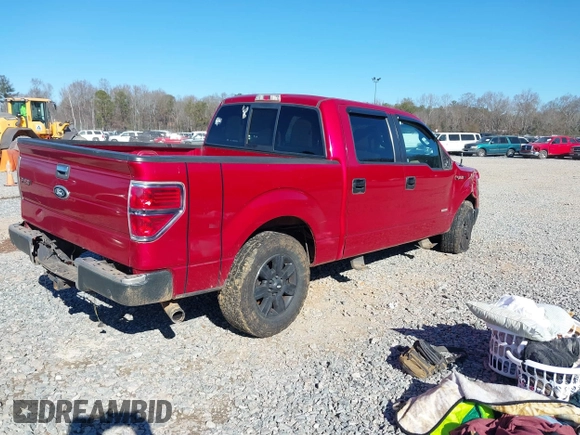2012 Ford F-150 XL with VIN 1FTFW1CT4CKD77122, listed as a IAAI auction lot 41288982 with 227,141 mi miles. Bid and sale history available at carsss.com. Image 4.