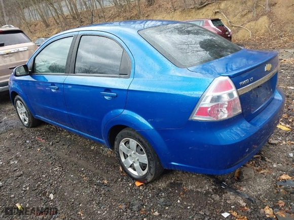 2010 Chevrolet Aveo LT w/1LT with VIN KL1TD5DE4AB134818, listed as a IAAI auction lot 42061519 with 94,602 mi miles. Bid and sale history available at carsss.com. Image 3.