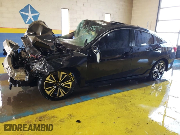 2016 Honda Civic Sedan EX-L with VIN 19XFC1F74GE033368, listed as a Copart auction lot 54874535 with 0 mi miles and Clean Title. Bid and sale history available at carsss.com. Image 1.