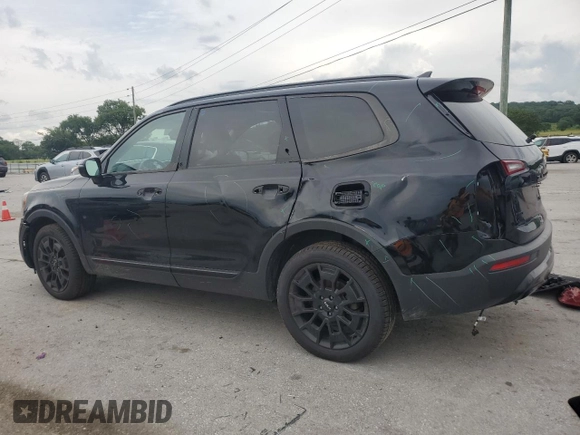 2022 Kia Telluride SX with VIN 5XYP5DHC0NG195265, listed as a Copart auction lot 59853915 with 80,175 mi miles and Salvage title. Bid and sale history available at DreamBid. Image 2.