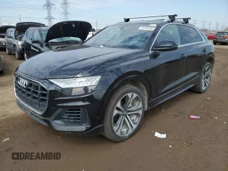 2019 Audi Q8 Prestige with VIN WA1CVAF17KD036892, listed as a Copart auction lot 50784365 with 130,359 mi miles and Clean Title. Bid and sale history available at carsss.com. Image 1.