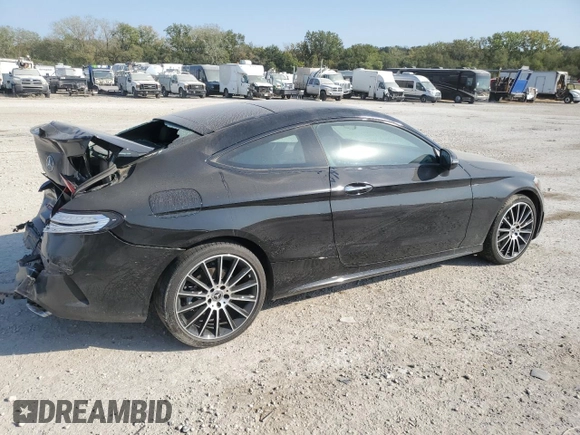2021 Mercedes-Benz C 300 with VIN W1KWJ8EB9MG067523, listed as a Copart auction lot 74285704 with 20,563 mi miles and Salvage title. Bid and sale history available at DreamBid. Image 3.