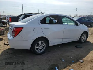2013 Chevrolet Sonic LT with VIN 1G1JC5SB5D4100903, listed as a Copart auction lot 48154575 with 109,746 mi miles and Salvage Title. Bid and sale history available at DreamBid. Image 3.