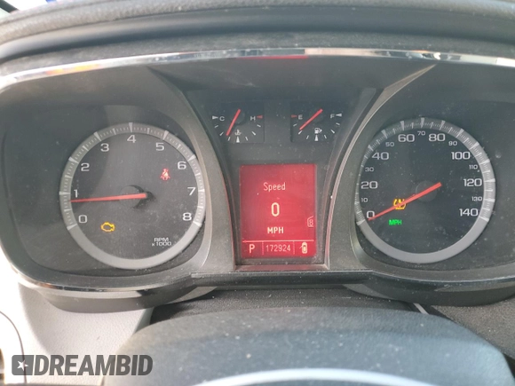 2010 GMC Terrain SLT-2 with VIN 2CTALHEW4A6382697, listed as a Copart auction lot 43835405 with 172,924 mi miles and Salvage Title. Bid and sale history available at carsss.com. Image 9.
