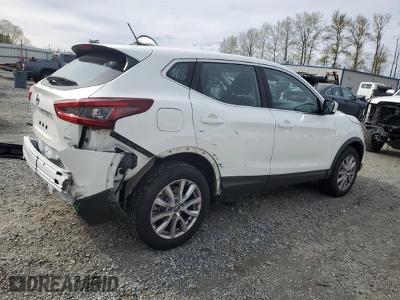 2021 Nissan Rogue S with VIN JN1BJ1AW9MW438584, listed as a Copart auction lot 52704625 with 59,338 mi miles and Salvage title. Bid and sale history available at DreamBid. Image 3.