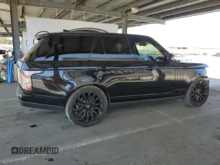 2017 Land Rover Range Rover HSE with VIN SALGS2FV8HA378931, listed as a Copart auction lot 54141495 with 77,839 mi miles and Salvage title. Bid and sale history available at DreamBid. Image 3.