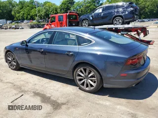 2016 Audi A7 3.0 Premium Plus with VIN WAUWGAFC4GN019254, listed as a Copart auction lot 61287554 with 95,036 mi miles and Salvage Title. Bid and sale history available at carsss.com. Image 2.