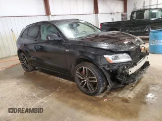2017 Audi SQ5 Premium Plus with VIN WA1CCAFP7HA100322, listed as a Copart auction lot 45464645 with 65,793 mi miles and Salvage Title. Bid and sale history available at carsss.com. Image 4.