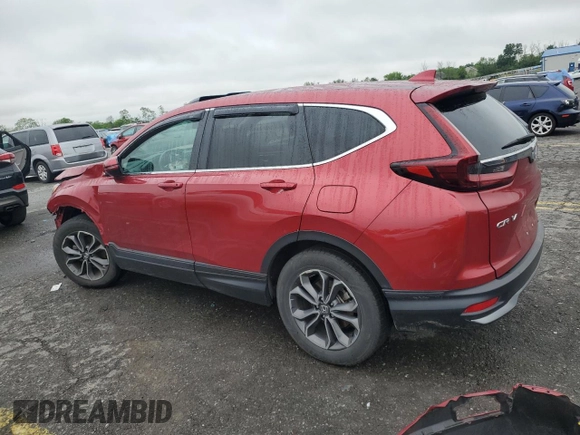 2020 Honda CR-V EX-L with VIN 2HKRW2H88LH649063, listed as a Copart auction lot 58905605 with Not provided miles and Salvage title. Bid and sale history available at DreamBid. Image 2.