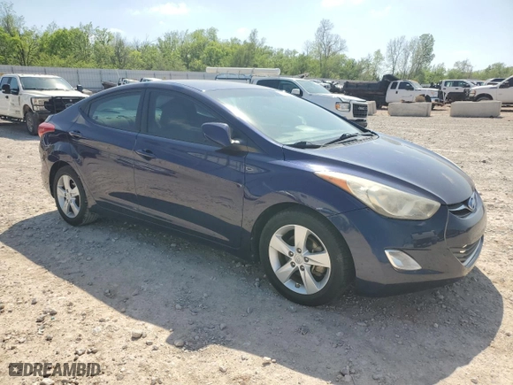 2013 Hyundai Elantra Limited PZEV with VIN 5NPDH4AE4DH431980, listed as a Copart auction lot 53617515 with 144,187 mi miles and Clean Title. Bid and sale history available at carsss.com. Image 4.