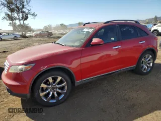 2003 Infiniti FX Options with VIN JNRBS08W83X401481, listed as a Copart auction lot 72265074 with 192,565 mi miles and Salvage Title. Bid and sale history available at carsss.com. Image 1.