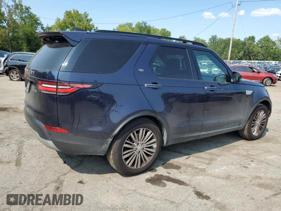 2017 Land Rover Discovery HSE Luxury with VIN SALRHBBV1HA045807, listed as a Copart auction lot 69971064 with 52,577 mi miles and Salvage Title. Bid and sale history available at carsss.com. Image 3.