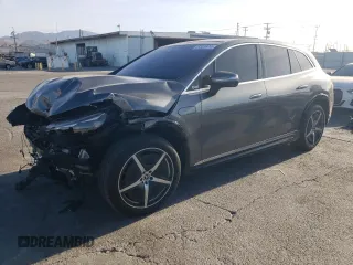 2023 Mercedes-Benz EQS with VIN 4JGDM4EB6PA017568, listed as a Copart auction lot 85569874 with 9,531 mi miles and Salvage Title. Bid and sale history available at carsss.com. Image 1.