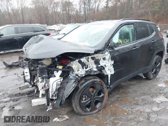 2019 Jeep Compass Latitude with VIN 3C4NJDBB1KT601609, listed as a IAAI auction lot 41931381 with Not provided miles and . Bid and sale history available at DreamBid. Image 2.
