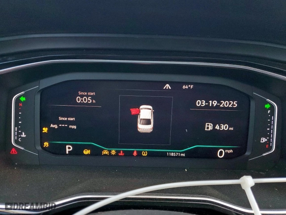 2019 Volkswagen Jetta SEL with VIN 3VWE57BU9KM078239, listed as a Copart auction lot 49778845 with 118,571 mi miles and Salvage Title. Bid and sale history available at carsss.com. Image 9.