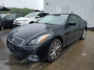 2014 Infiniti Q60 z VIN JN1CV6EL6EM132624, wystawiony jako Copart lot #65833224 z przebiegiem Nie podano mil oraz Szkoda całkowita • Salvage title. Historia ofert i sprzedaży dostępna na DreamBid. Obrazek 1.