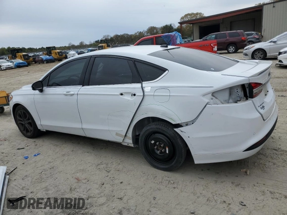 2018 Ford Fusion SE with VIN 3FA6P0HD9JR284796, listed as a Copart auction lot 52627275 with 87,438 mi miles and Salvage Title. Bid and sale history available at DreamBid. Image 2.