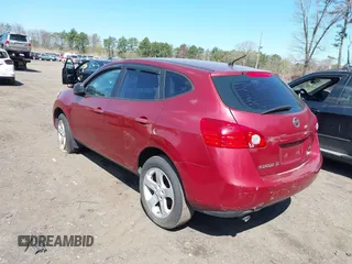 2009 Nissan Rogue S with VIN JN8AS58V59W184703, listed as a IAAI auction lot 39205795 with 118,233 mi miles. Bid and sale history available at carsss.com. Image 3.