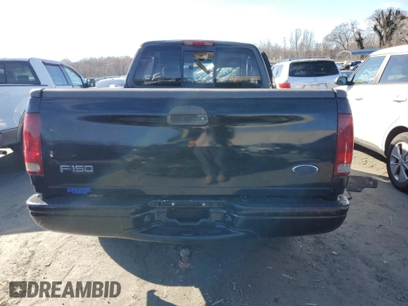 2002 Ford F-150 XL with VIN 1FTRX17W52NB83825, listed as a Copart auction lot 85794444 with 0 mi miles and Salvage Title. Bid and sale history available at carsss.com. Image 6.