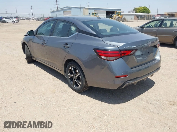 2024 Nissan Sentra SV with VIN 3N1AB8CVXRY365327, listed as a IAAI auction lot 42521859 with 22,848 mi miles and . Bid and sale history available at DreamBid. Image 3.