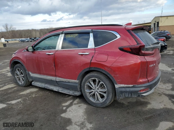 2022 Honda CR-V EX with VIN 2HKRW2H53NH660058, listed as a Copart auction lot 89149275 with 55,167 mi miles and Non Repairable. Bid and sale history available at carsss.com. Image 2.