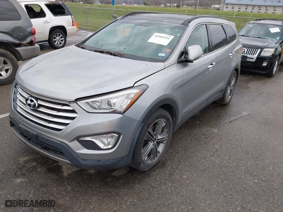 2013 Hyundai Santa Fe Limited with VIN KM8SR4HF0DU031368, listed as a IAAI auction lot 41905544 with 114,160 mi miles. Bid and sale history available at carsss.com. Image 2.