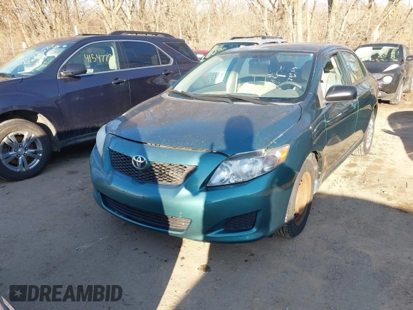2009 Toyota Corolla with VIN 1NXBU40E19Z126367, listed as a IAAI auction lot 41551337 with 96,283 mi miles. Bid and sale history available at carsss.com. Image 6.
