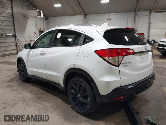 2022 Honda HR-V Sport with VIN 3CZRU6H10NM741811, listed as a IAAI auction lot 41470474 with 27,636 mi miles. Bid and sale history available at carsss.com. Image 3.